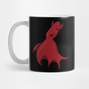 Curious Red Vampire Squid Mug